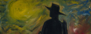 Lawrence Ferlinghetti -painting